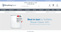 Desktop Screenshot of breathingspace.co.uk