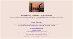 Desktop Screenshot of breathingspace.com.au